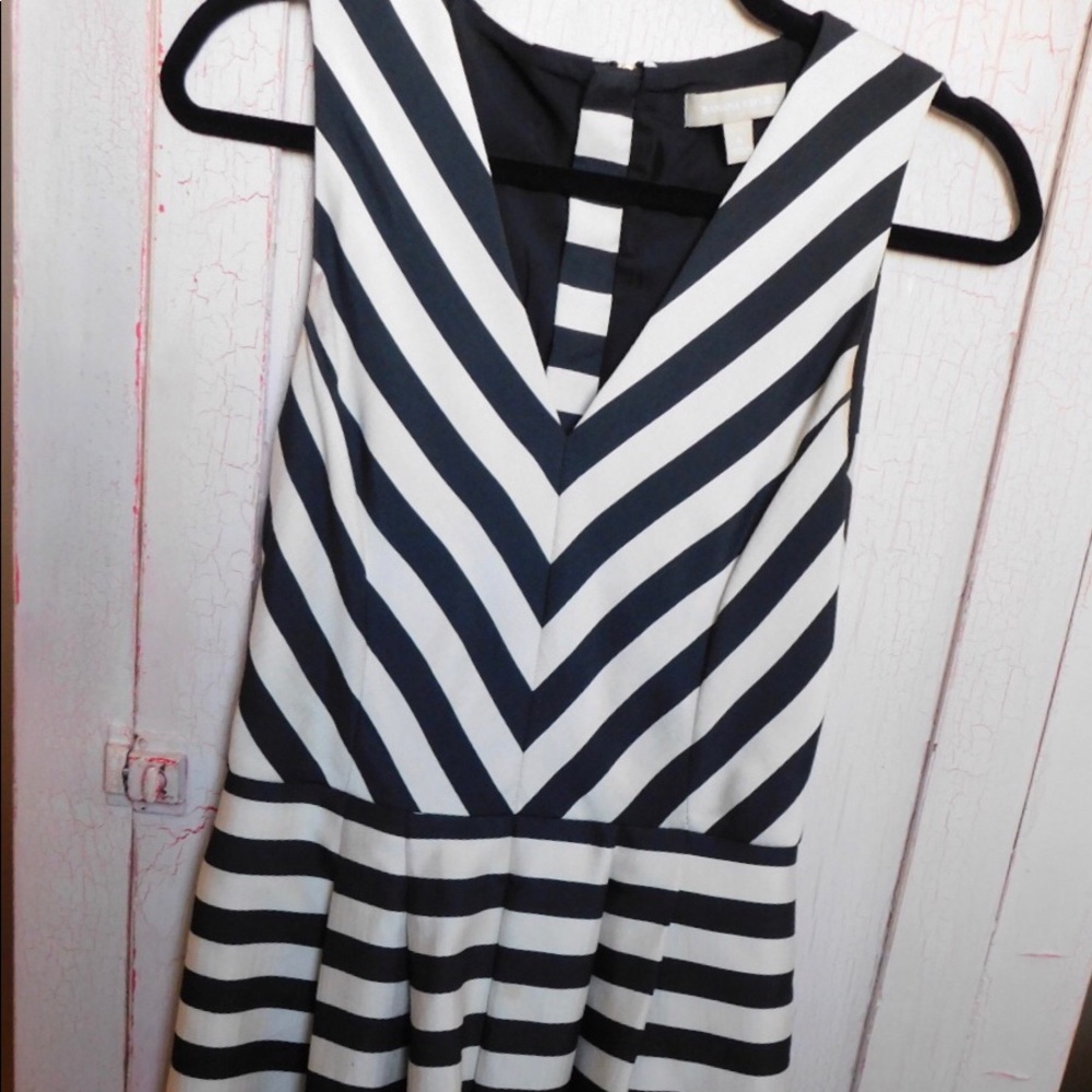 Banana Republic Striped Formal Dress